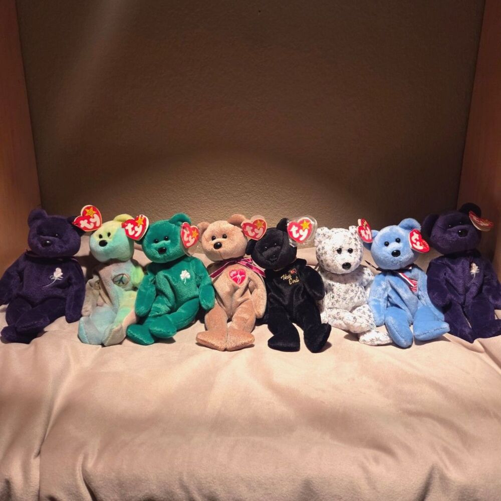 Y2K Vintage Ty Beanie Babies Collection Historical Landmark Bears